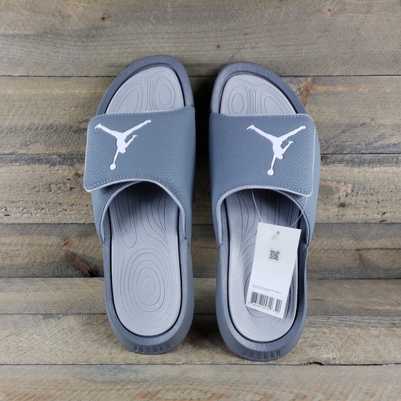 Jordan Hydro Men's Slides Sandals Cool Grey White - Picture 12 of 12